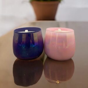 Lush jar candle with glossy finish, perfect for home décor, relaxation, and gifting.
