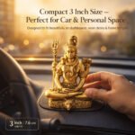 Brass Lord Shiva Meditation Idol - Image 3