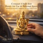 Brass Lord Shiva Meditation Idol - Image 8