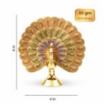 Brass Peacock Decorative Showpiece - Image 2